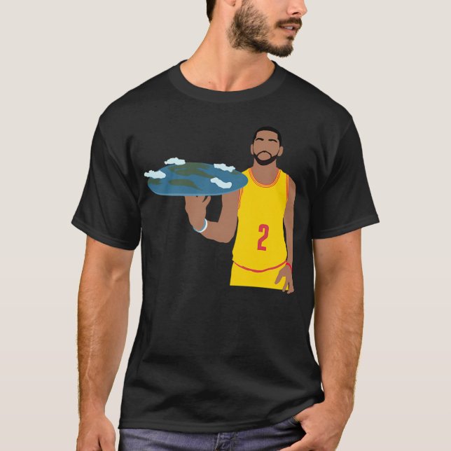Camiseta Kyrie Irving Flat Earth (Frente)