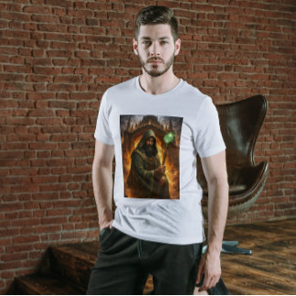 Camiseta Kyrzon – Staff & Dreadspire Dark Fantasy Warlock