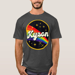 Camiseta Kyson Rainbow In Space Vintage Style