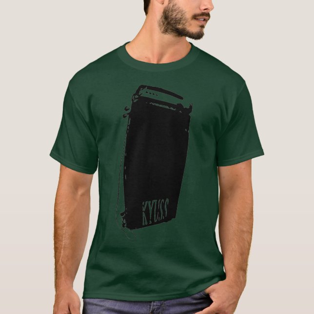 Camiseta kyuss amp menina garoto (Frente)