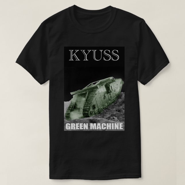 Camiseta Kyuss Green machine   (Frente do Design)