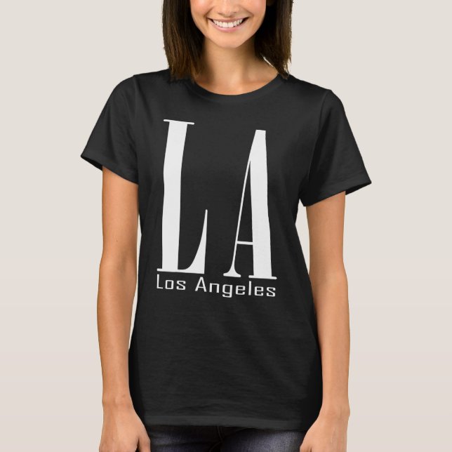 Camiseta L. A. Los Angeles! California West Coas (Frente)
