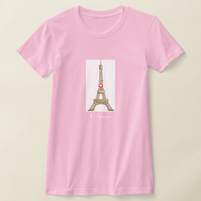 Camiseta L' Amour Eiffel Tower T Shirt (Postura )