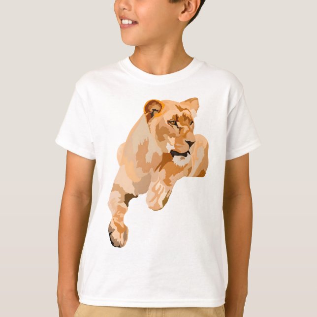 Camiseta L é para a Lioness (Frente)