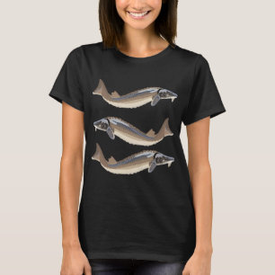 Camiseta L é para Acipenser fulvescens, Acipenser fulvescen