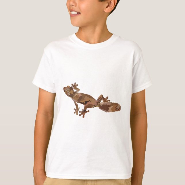 Camiseta L é para Gecko Folha (Frente)