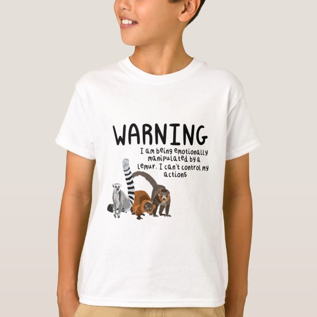 Camiseta L é para Lemur (Frente)