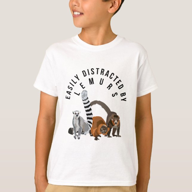 Camiseta L é para Lemur (Frente)