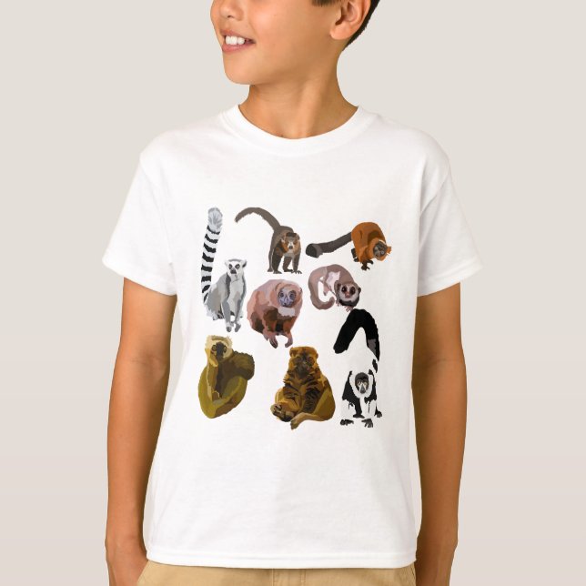 Camiseta L é para Lemur (Frente)