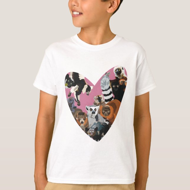 Camiseta L é para Lemur (Frente)