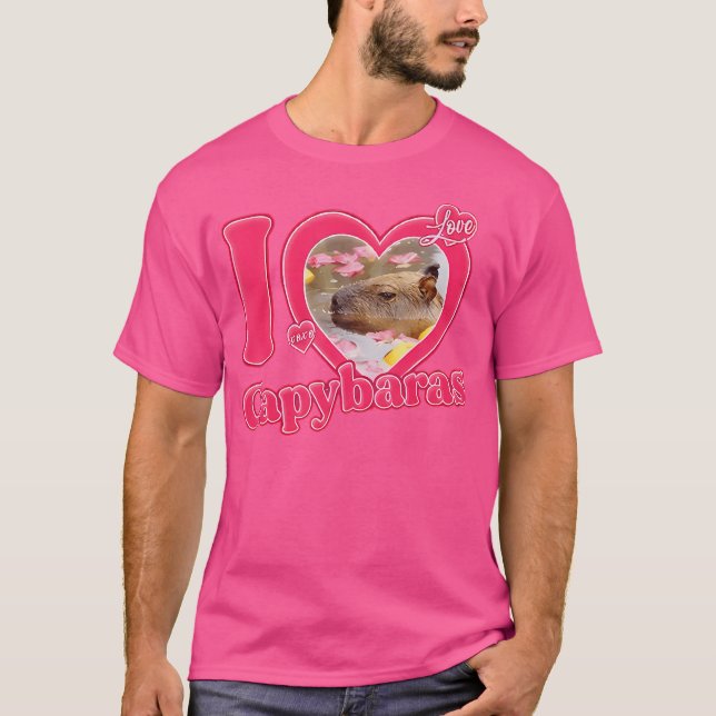 Camiseta L Love Capybara (Frente)
