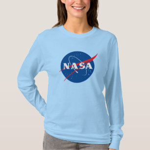 Camiseta L/S (Uranus Blue) da NASA (Icônica)