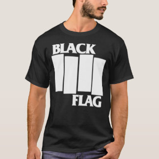Camiseta L-Shirt clássico com bandeira negra