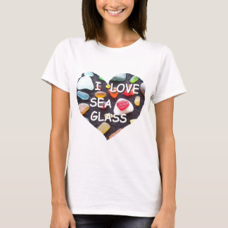 Camiseta l VIDRO do MAR do AMOR