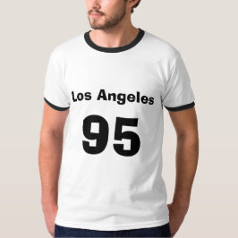 Camiseta LA 95 Front Back Ringer Tee