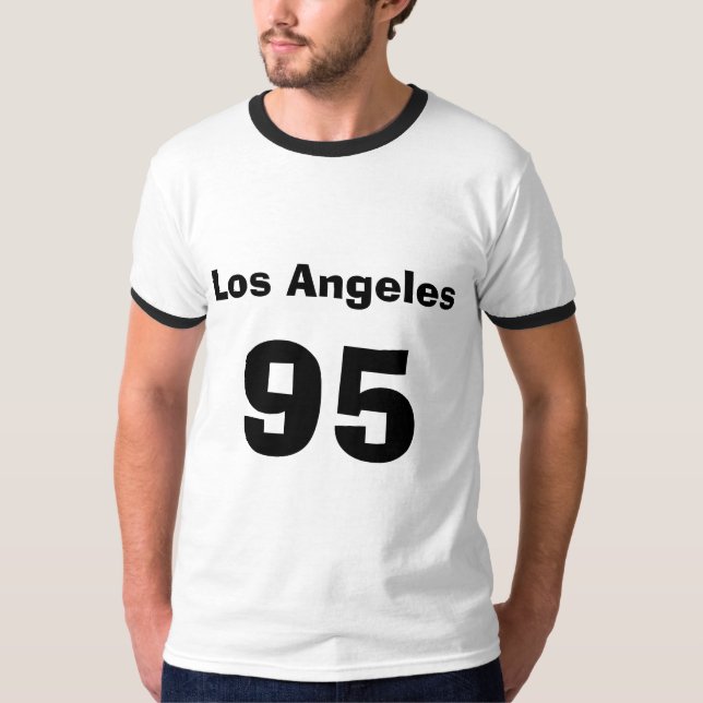 Camiseta LA 95 Front Back Ringer Tee (Frente)