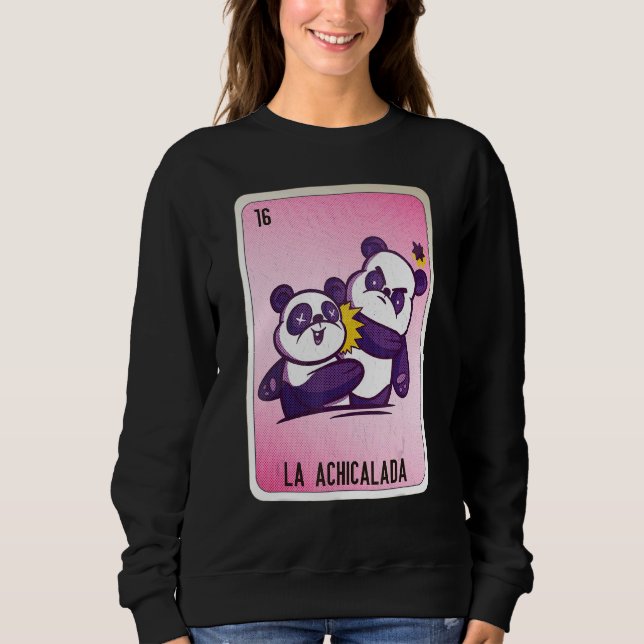 Camiseta La Achicalada Mexican Slang Lottery Bingo Cards (Frente)