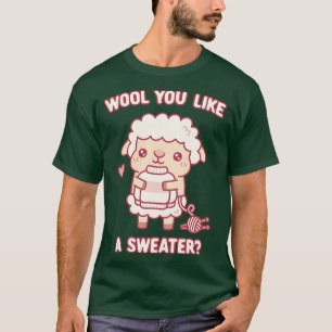 Camiseta Lã Bela De Ovelhas Você Gosta De Um Docinho Engraç