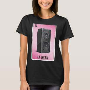 Camiseta La Bocina Mexicana Slang Lottery Bingo Cards