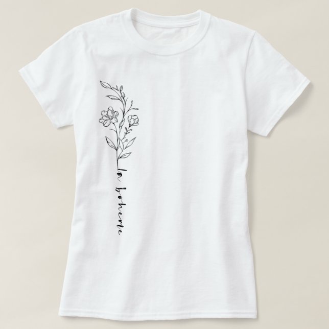 CAMISETA LA BOHEME (Frente do Design)