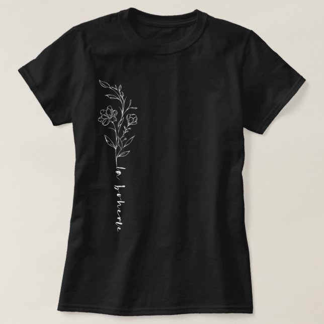 CAMISETA LA BOHEME (Frente do Design)