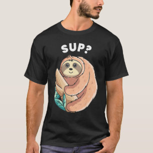 Camiseta Lã Bonita Dizendo Lúcias Preguiçosas Gráfico Anima