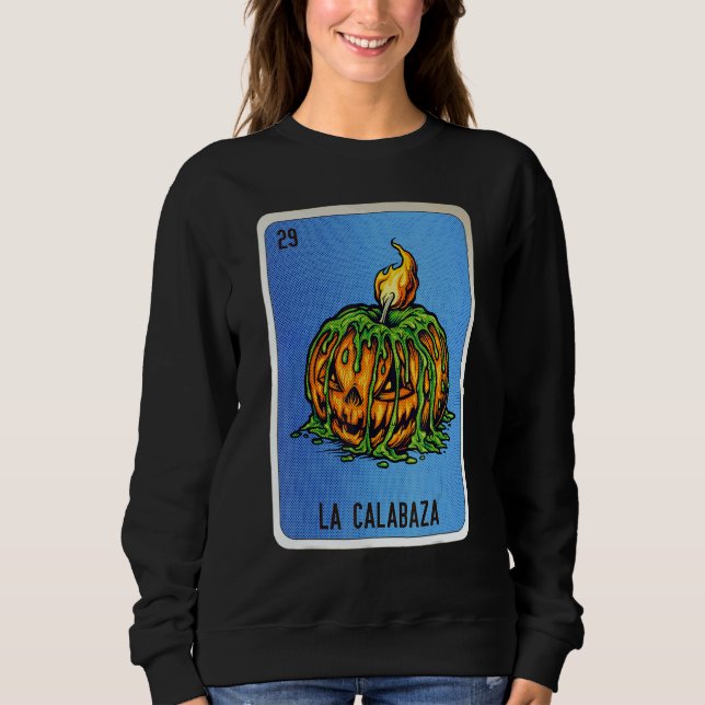 Camiseta La Calabaza Mexican Slang Lottery Bingo Cards (Frente)