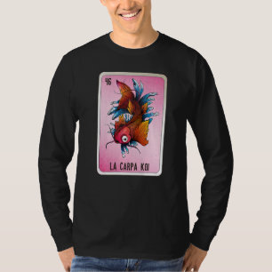 Camiseta La Carpa Koi Mexicana Slang Lottery Bingo Cards