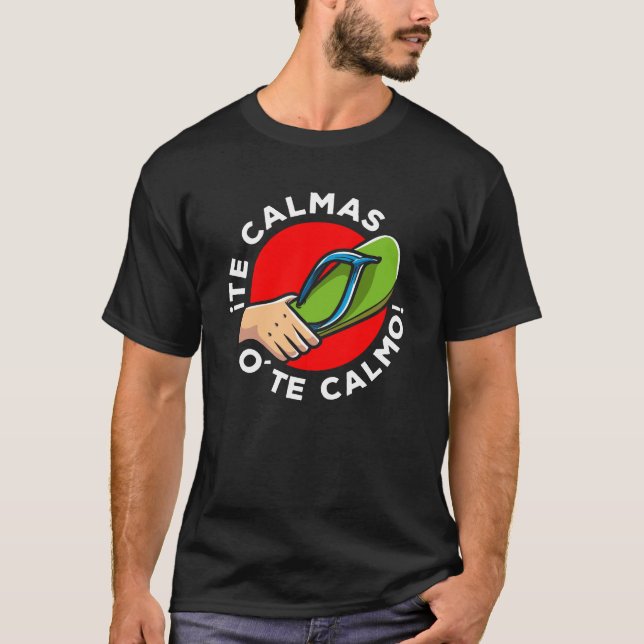 Camiseta La chancla Funny Espanhol Citação Latim Humor Espa (Frente)