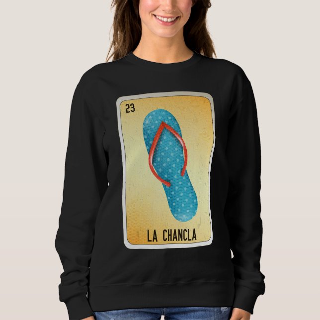 Camiseta La Chancla Mexican Slang Lottery Bingo Cards 2 (Frente)