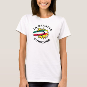 Camiseta "La Chancla" Survivor engraçado