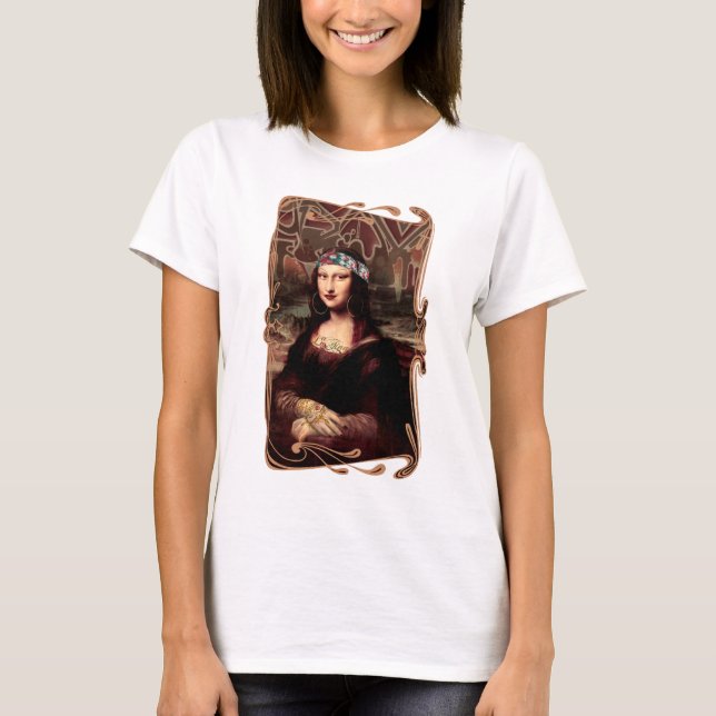 Camiseta La Chola Mona Lisa Mexicana (Frente)