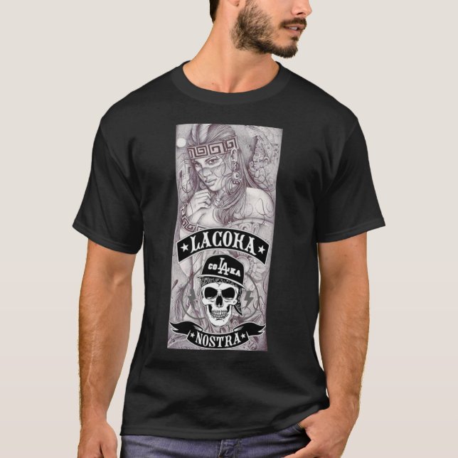 Camiseta La Coka Nostra Aztec Design    (Frente)