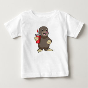 Camiseta Lã com caneca de Bebendo