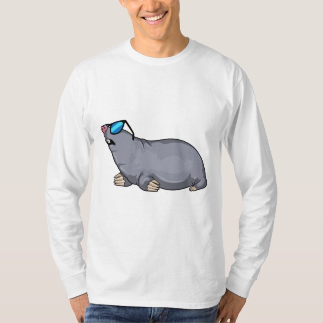 Camiseta Lã com óculos de sol (Frente)