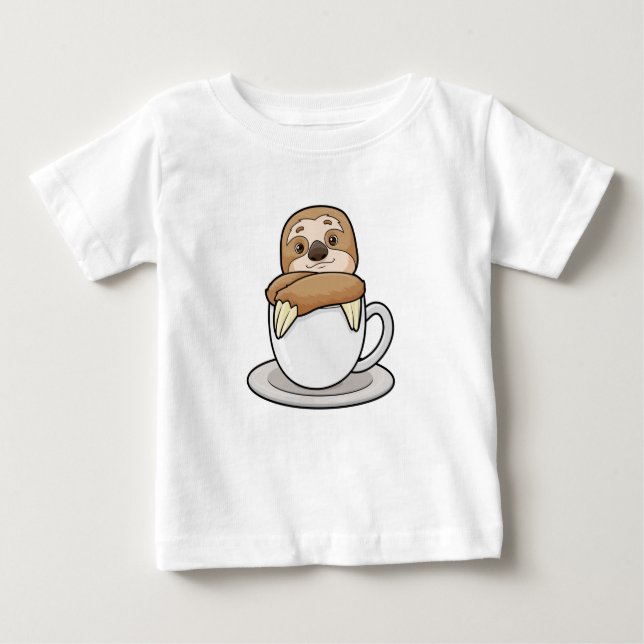 Camiseta Lã com Taça de Café (Frente)