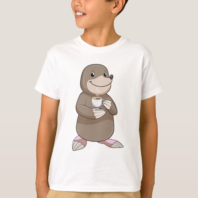Camiseta Lã com Taça de Café (Frente)