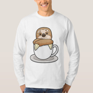 Camiseta Lã com Taça de Café