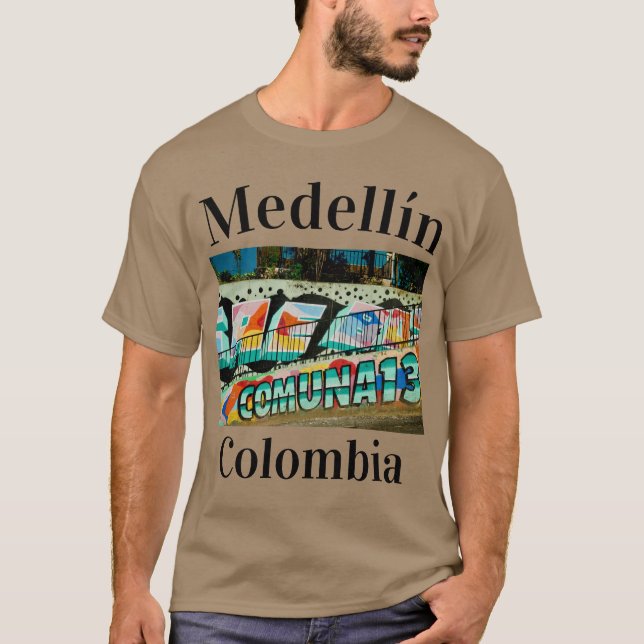 Camiseta La Comuna 13% pipe% Medellín, comuna 13 de San (Frente)