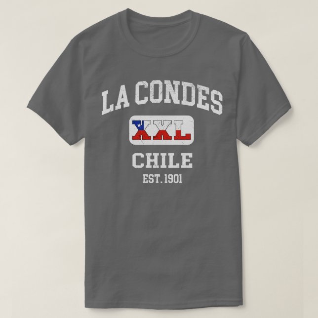 Camiseta La Condes Chile XXL design atlético 1 (Frente do Design)