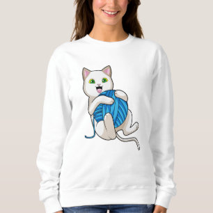 Camiseta Lã de Brincação de Gato