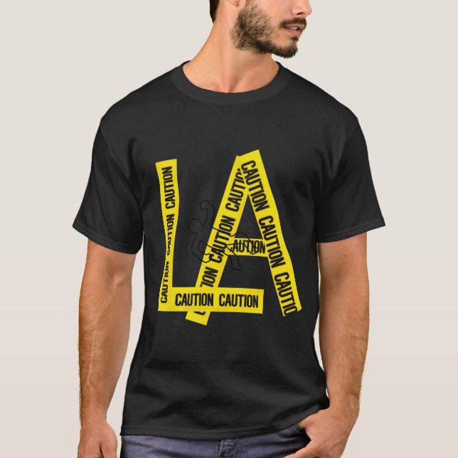Camiseta LA de precaução (Frente)