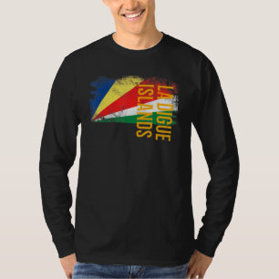 Camiseta La Digue Islands Seychelles Flag for Men Women Kid