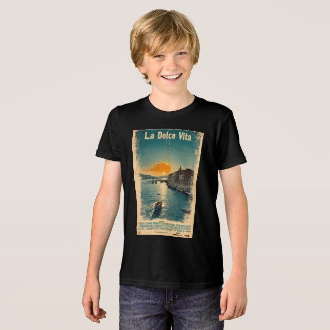 Camiseta . La Dolce Vita - Inspired by 1960s Posters (Frente Completa)