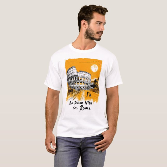 Camiseta La Dolce Vita - Poster Art (Frente Completa)