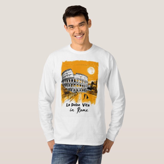 Camiseta La Dolce Vita - Poster Art (Frente Completa)