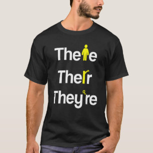 Camiseta Lá eles são professores de inglês