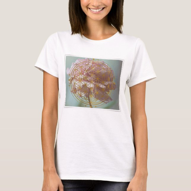 Camiseta la flor de la vida  (Frente)