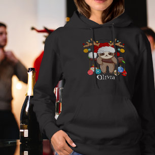 Camiseta Lã Fofa Personalizada, Chapéu Santa, Bolas de Nata