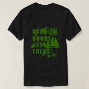 Camiseta Lá Fora! Colagem Verde